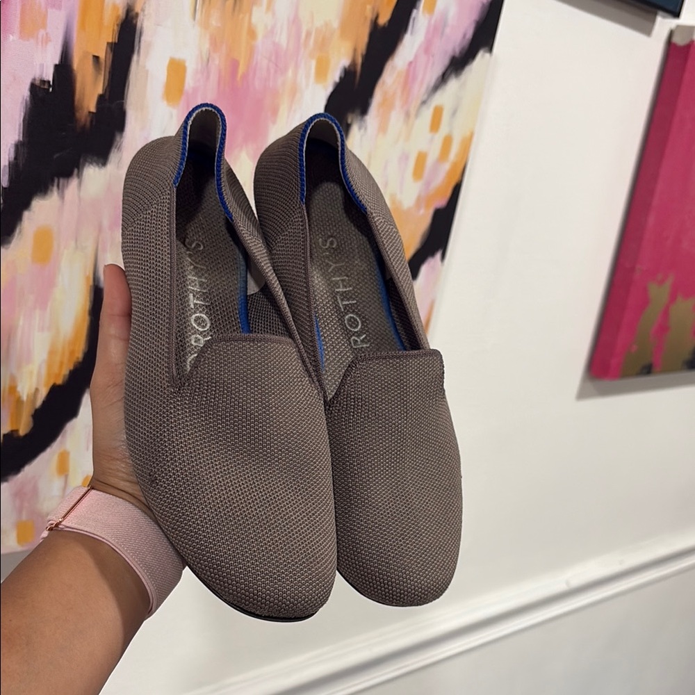 Rothy's Brown Slip-On Loafers Minimalist Design